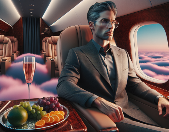 Klaus Iohannis zboara cu avionul de lux