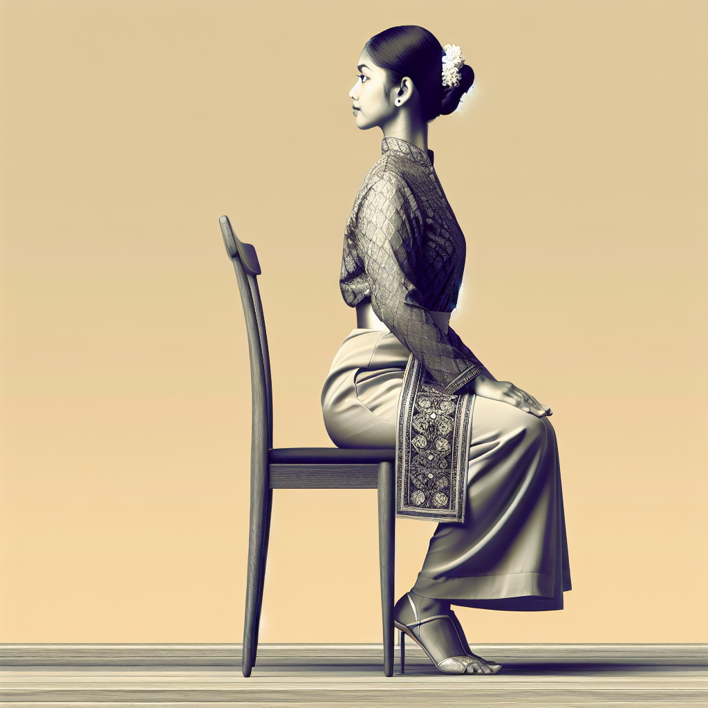 Cum sa stai pe scaun ca o lady