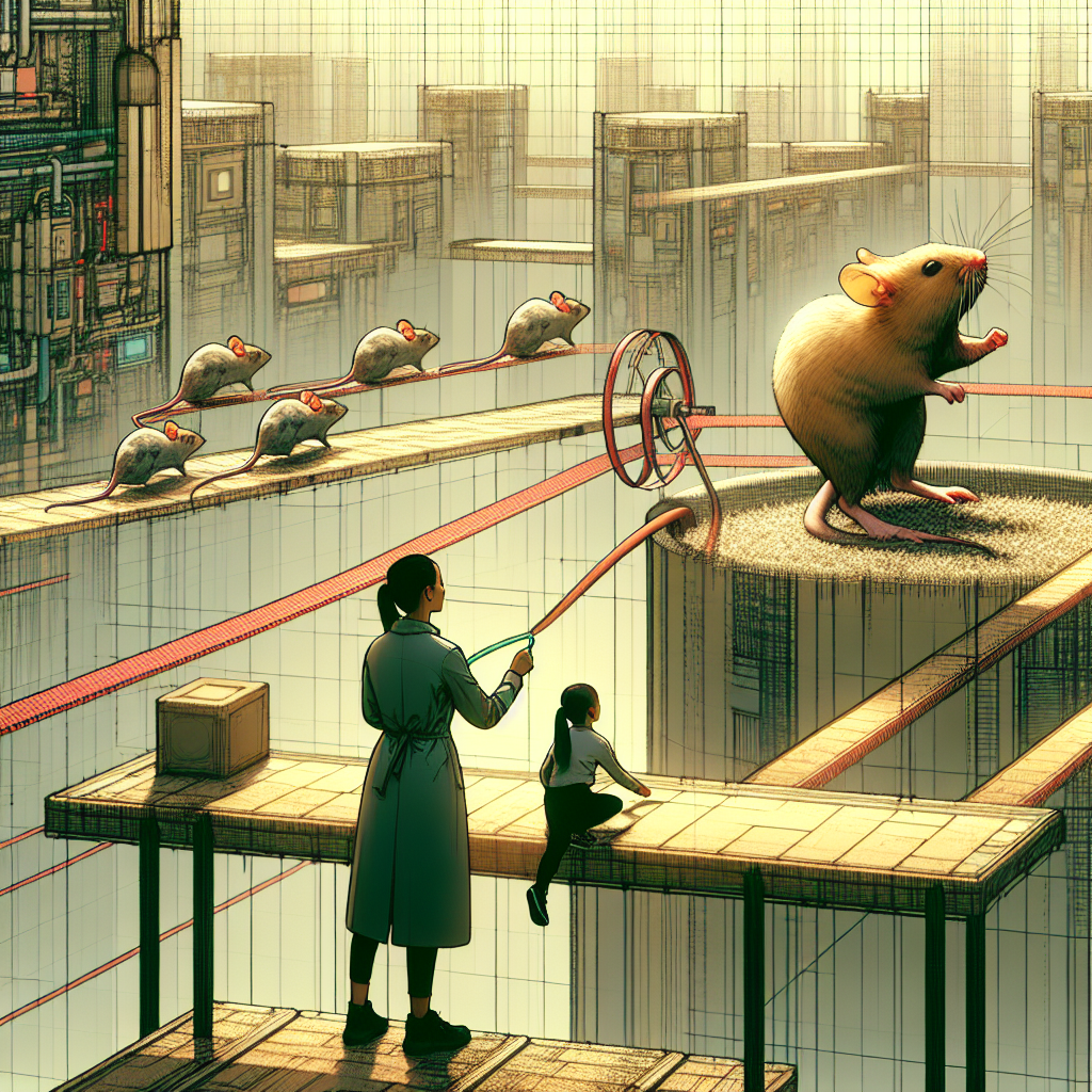 Ursula ajuta dresoarea de soareci in Sectorul 1