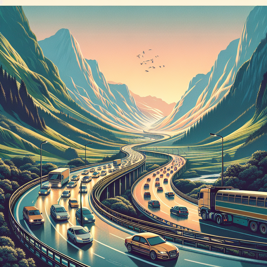 Traficul rutier pe Valea Oltului va fi reluat