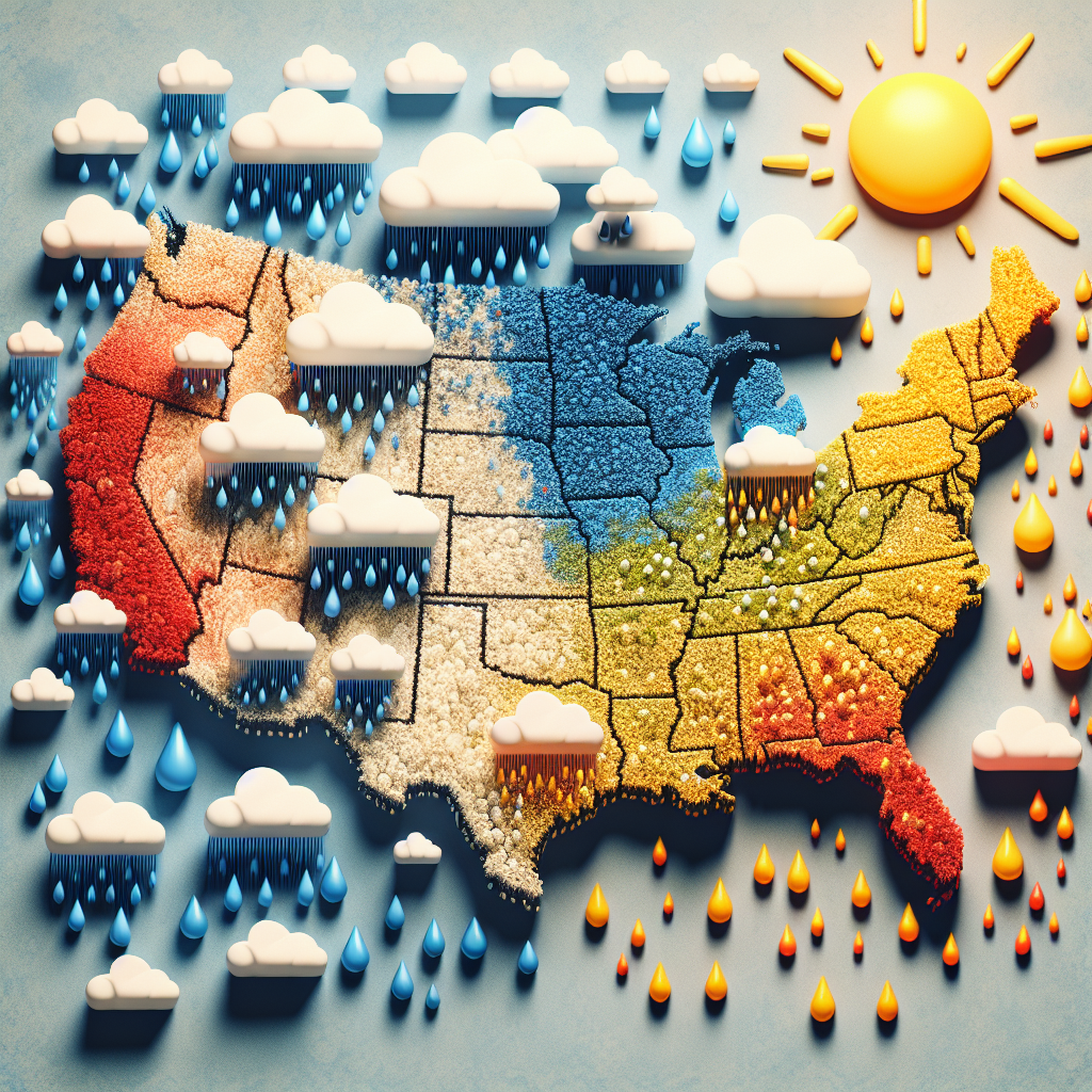 Alerta meteo Ploi in majoritatea tarii urmate de caldura