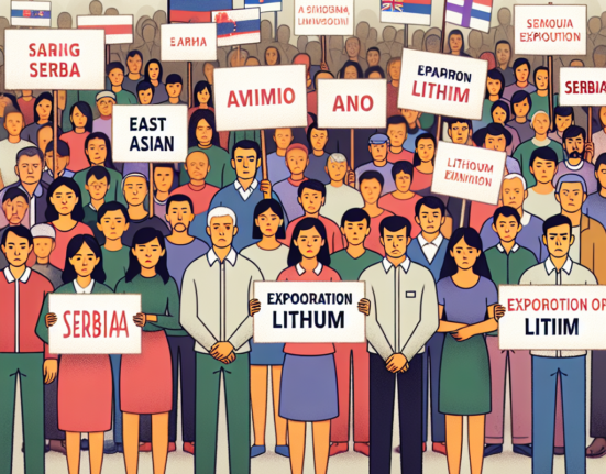 Protest masiv impotriva exploatarii litiului in Serbia Cetatenii isi impartasesc ingrijorarile