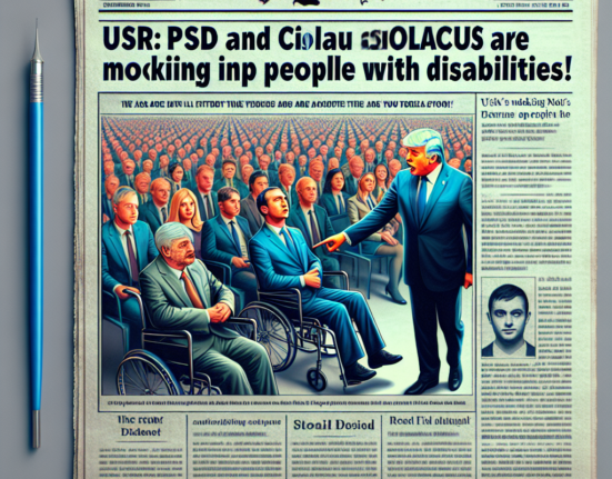 USR PSD si Ciolacu isi bat joc de persoanele cu dizabilitati