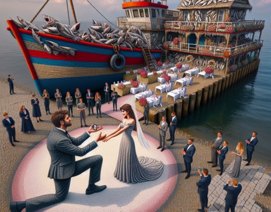 Cererile in casatorie la Restaurantul Pofta Pescarului din Costinesti O noua moda pe litoralul romanesc