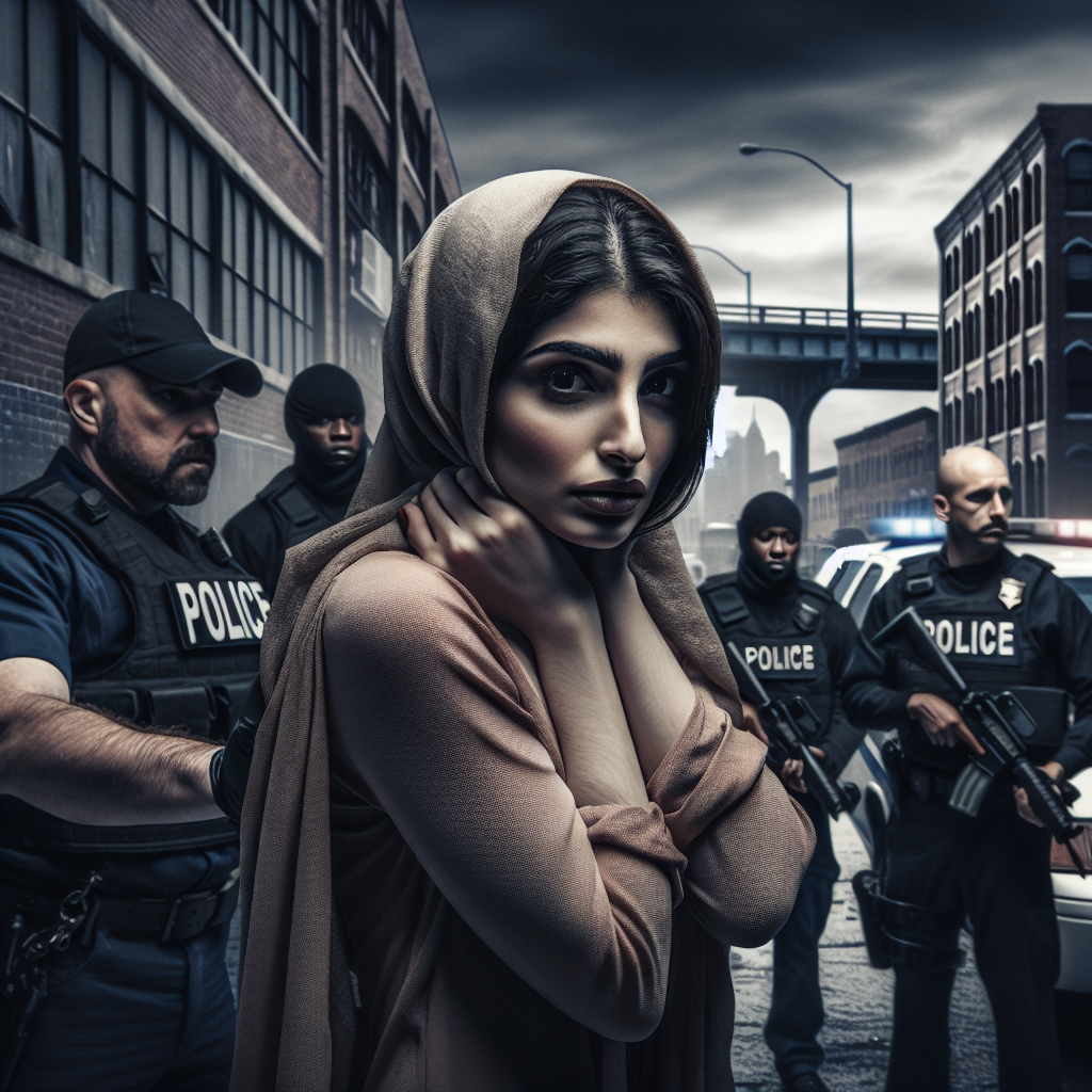 Femeia de 28 de ani a fost retinuta pentru violenta