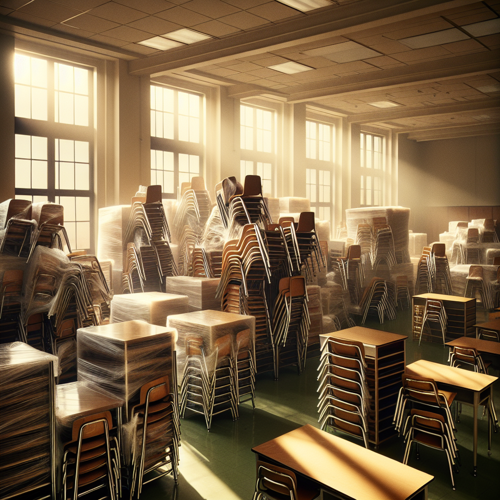 Mobilierul școlar a fost livrat la Colegiul Național. 1 Mobilierul scolar a fost livrat la Colegiul National