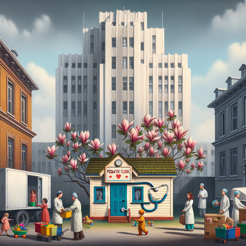 Pediatria de la Parc s a mutat in curtea Maternitatii Filantropia