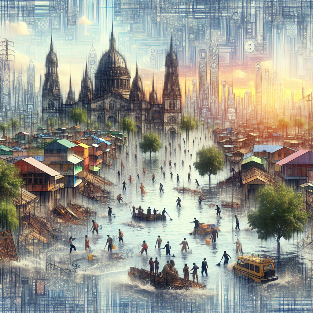 Risc de contaminare in Galati dupa inundatiile istorice