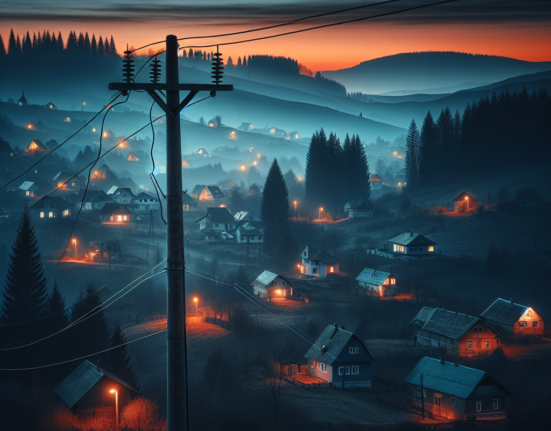 Aproximativ 5.500 de gospodarii din Romania fara energie electrica