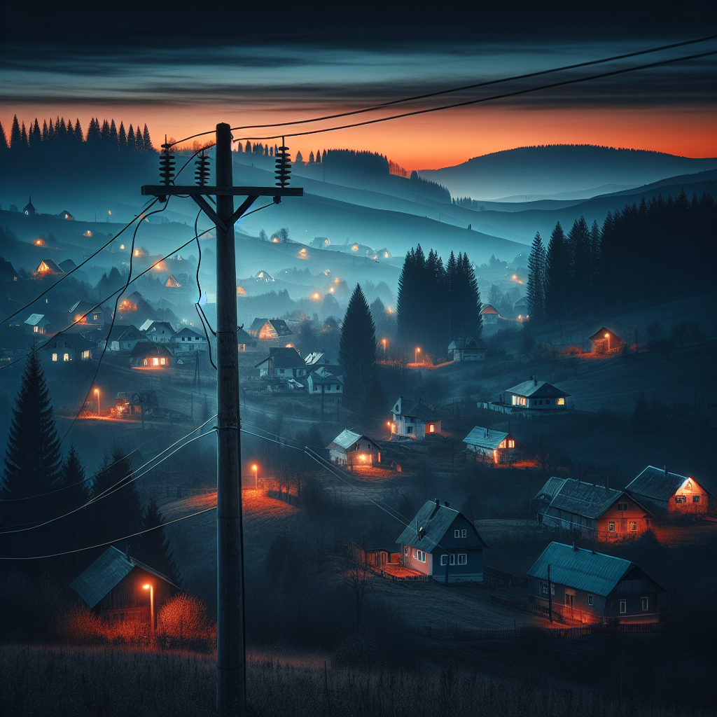 Aproximativ 5.500 de gospodarii din Romania fara energie electrica. 1 Aproximativ 5.500 de gospodarii din Romania fara energie electrica