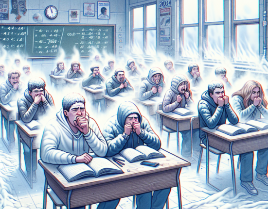 Ca pe vremea lui Ceausescu. In 2024 inca sunt scoli unde elevii tremura de frig in clase. Video