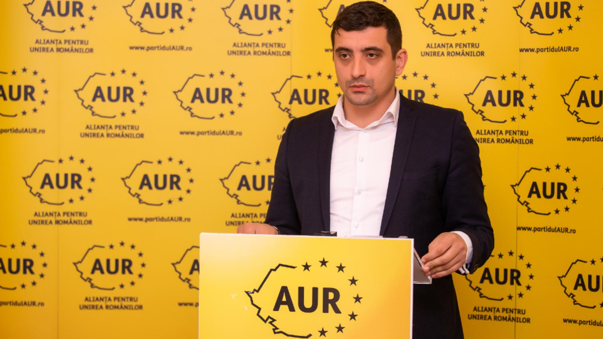 AUR cere convocarea de urgență a Parlamentului. 1 AUR cere convocarea de urgenta a Parlamentului