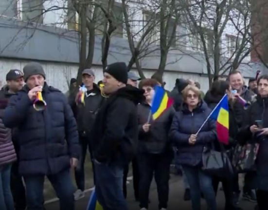 Protest la Guvern de Ziua Unirii Principatelor