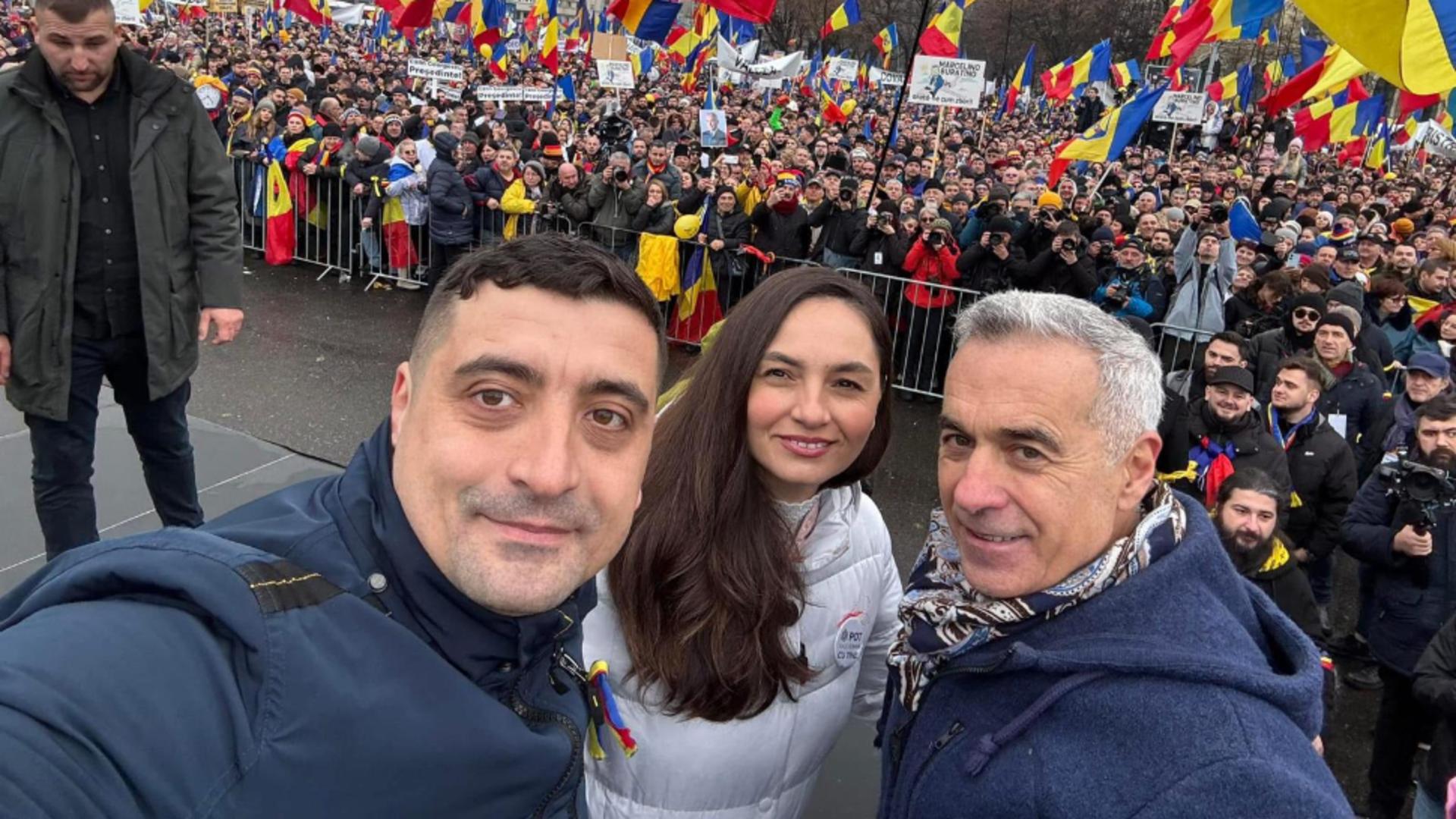 Mesaj puternic al sefei POT Calin Georgescu sprijina pe George Simion