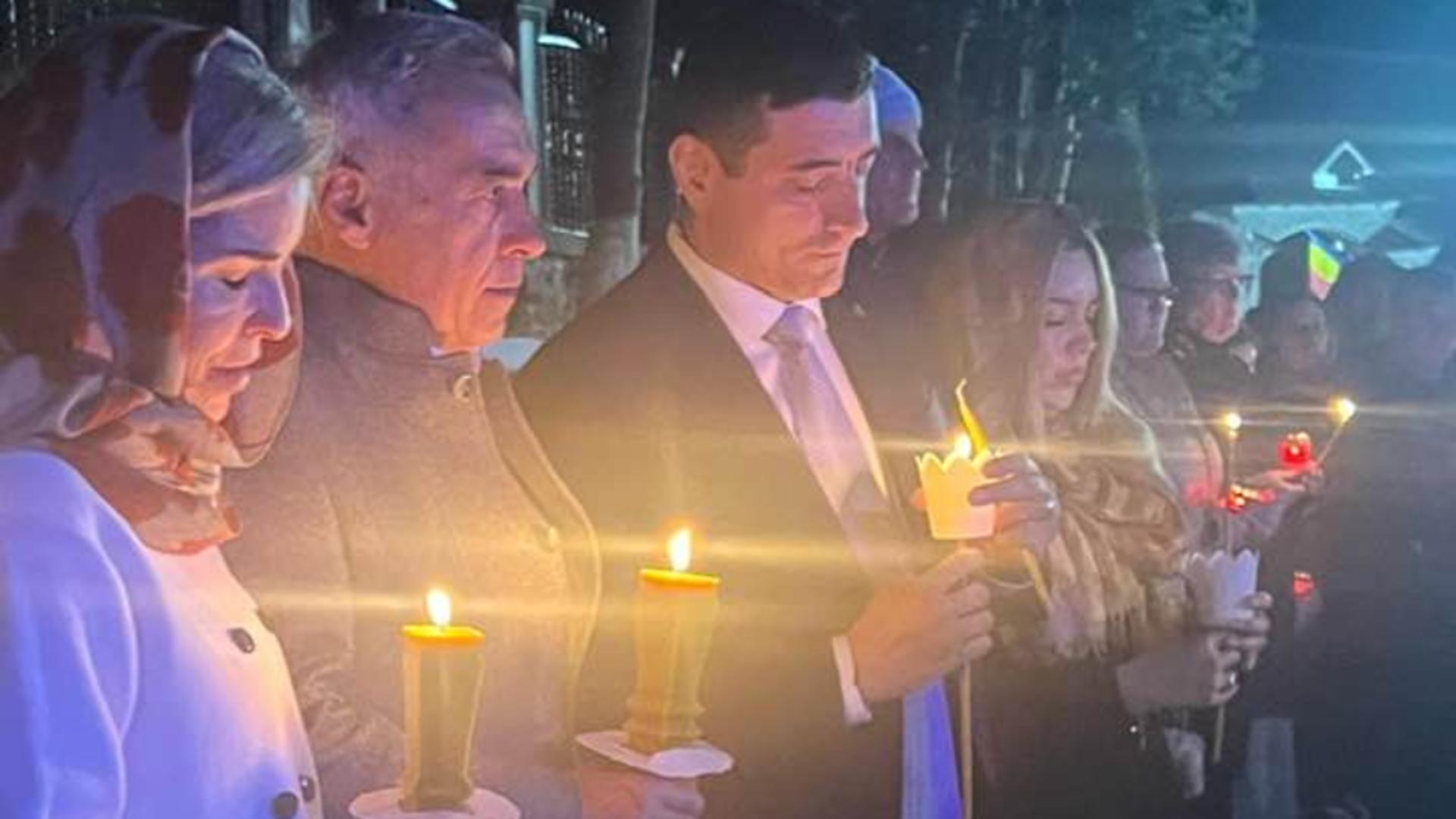 Anca Alexandrescu a publicat poza cu George Simion si Calin Georgescu la slujba