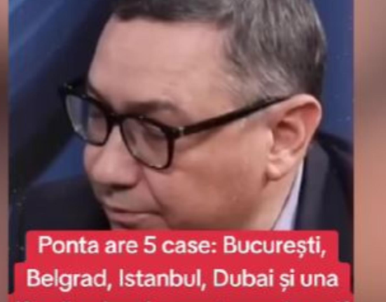 De ce Ponta nu si a declarat toate casele