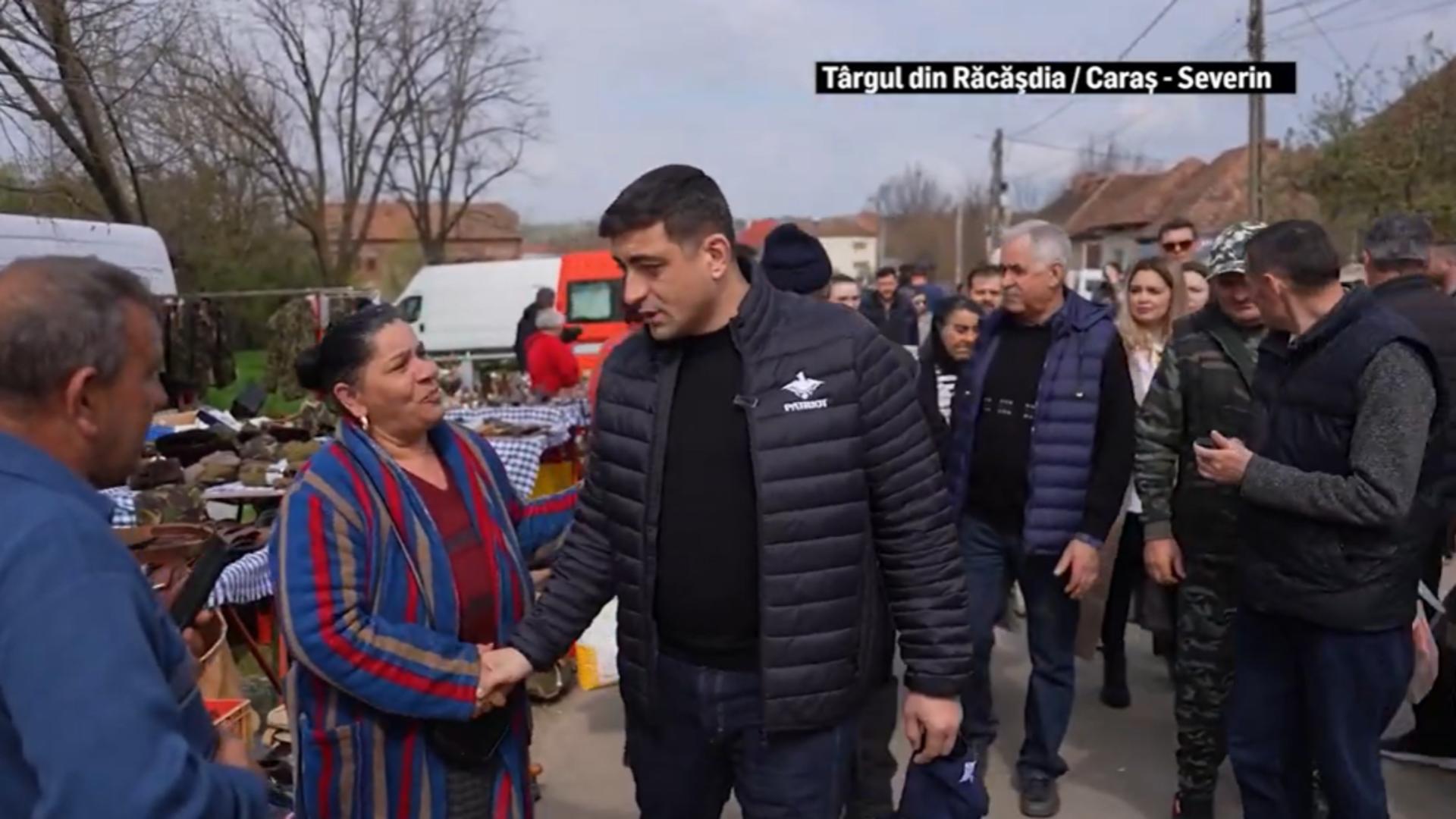 George Simion printre oameni Romanii cer dreptate