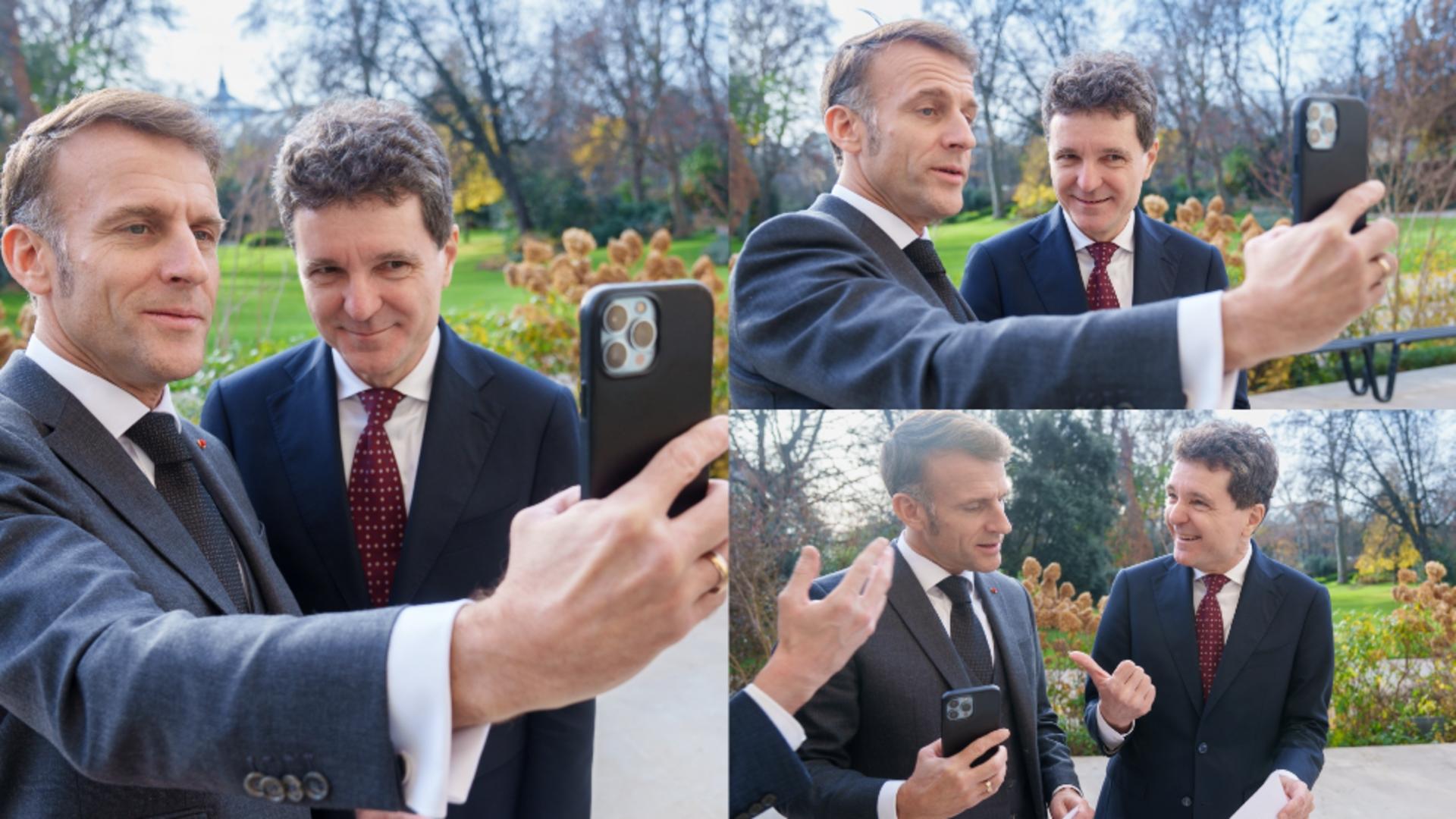 Nicisor Dan il invata pe Macron romana Triasca prietenia Romania Franta VIDEO