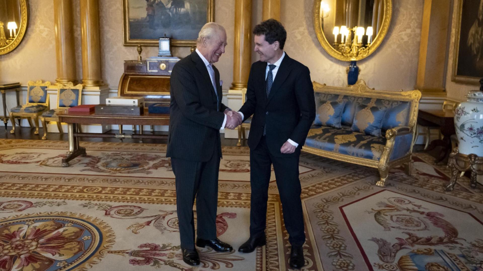 Nicusor Dan inalnire cu Regele Charles al Marii Britanii