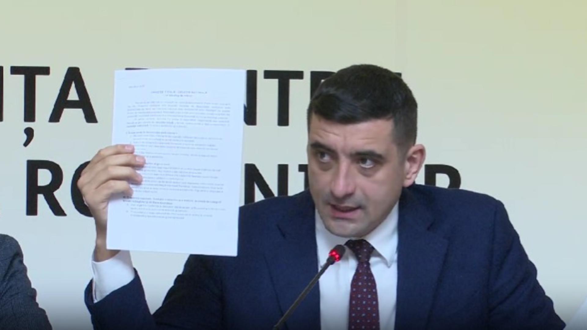 apelul lui simion pentru unitate nationala opozitie totala fata de abuzurile puterii