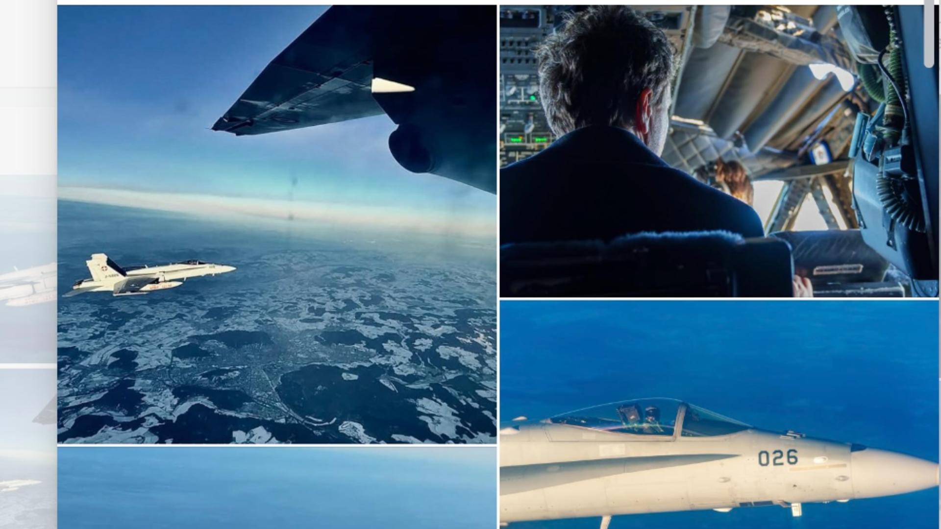 Nicussor Dan raspunde speculatiilor despre escorta aviatiei elvetiene