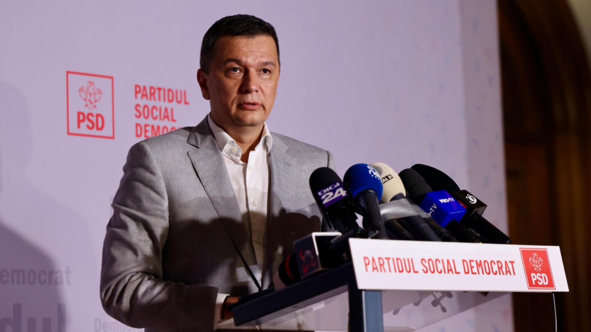 PSD il impinge pe Bolojan sa inceteze sa sara peste populatie si firme Grindeanu anunta masuri urgente pentru relansarea economica
