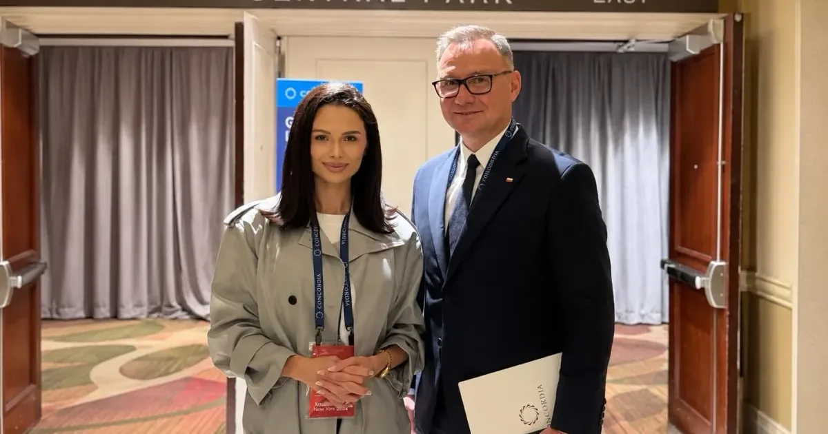 Ana Maria Păcuraru discută cu Andrzej Duda la summitul Concordia, în marja Adunării ONU 1 Ana Maria Păcuraru discută cu Andrzej Duda la summitul Concordia, în marja Adunării ONU