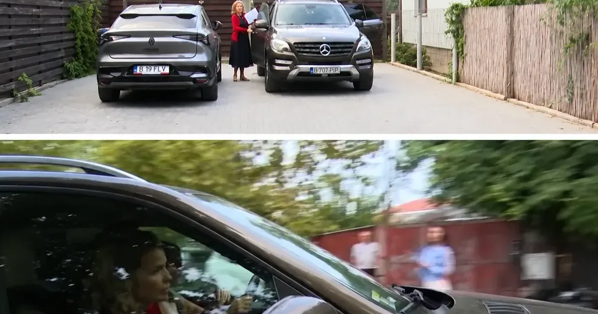 Cristela Georgescu a plecat de urgență de acasă după reținerea soțului 1 Cristela Georgescu a plecat de urgență de acasă după reținerea soțului