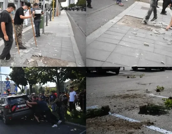 Pagube în Piața Victoriei: borduri smulse, spații verzi distruse și aspersoare vandalizate