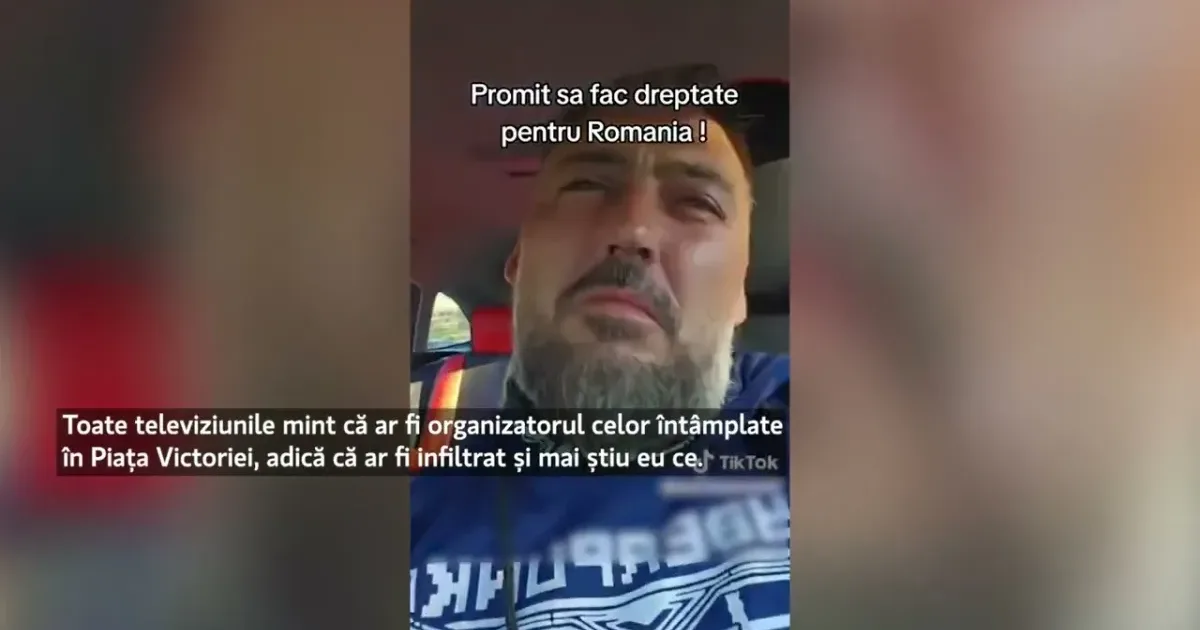 Protestatar din Piața Victoriei, prins cu pistol în mașină. A amenințat polițiștii online 1 Protestatar din Piața Victoriei, prins cu pistol în mașină. A amenințat polițiștii online