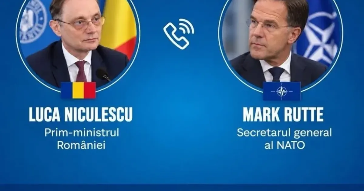 Luca Niculescu a discutat cu Mark Rutte despre deteriorarea securității în Marea Neagră