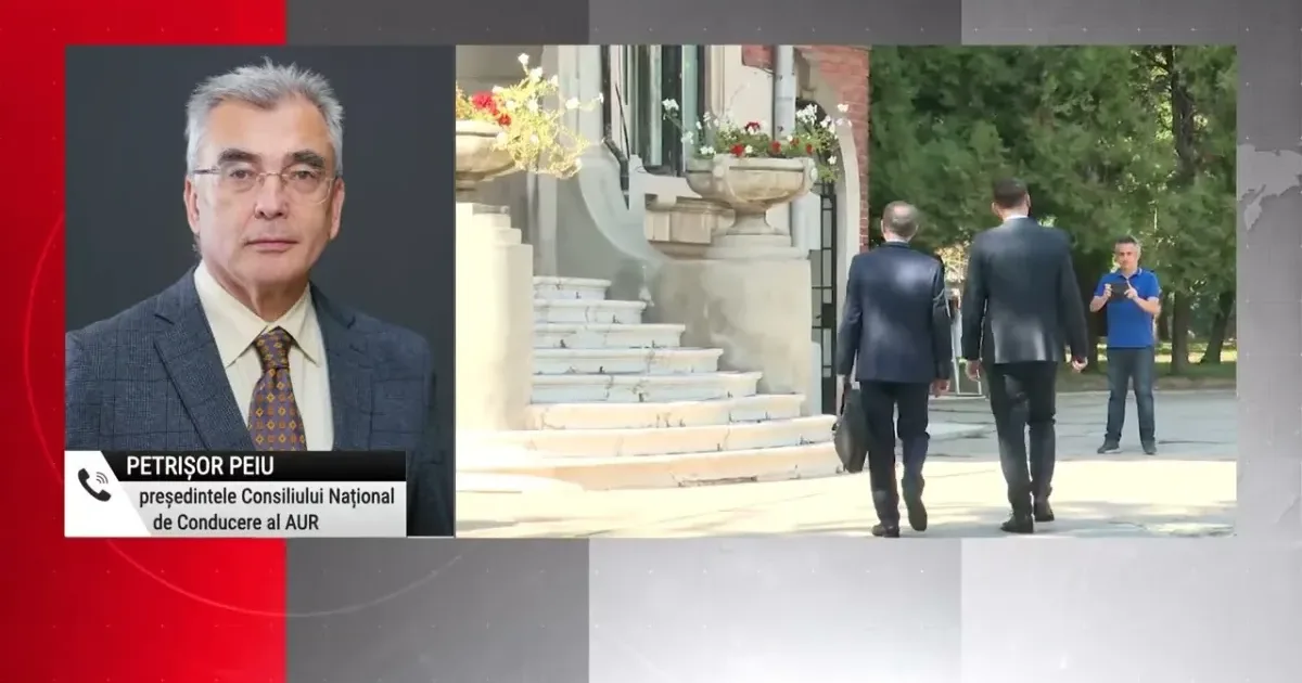 Petrișor Peiu: Noul Guvern nu elimină riscul de faliment. AUR cere reducerea cheltuielilor 1 Petrișor Peiu: Noul Guvern nu elimină riscul de faliment. AUR cere reducerea cheltuielilor